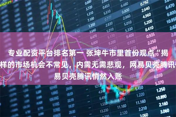 专业配资平台排名第一 张坤牛市里首份观点“揭晓”：这样的市场机会不常见，内需无需悲观，网易贝壳腾讯悄然入账